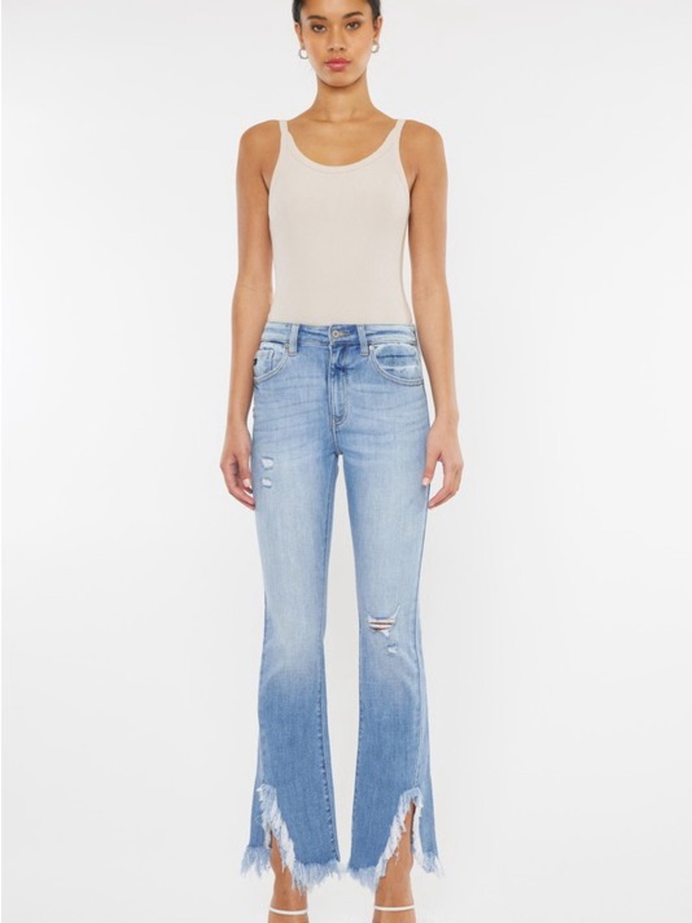 KanCan Distressed Bootcut Jeans
